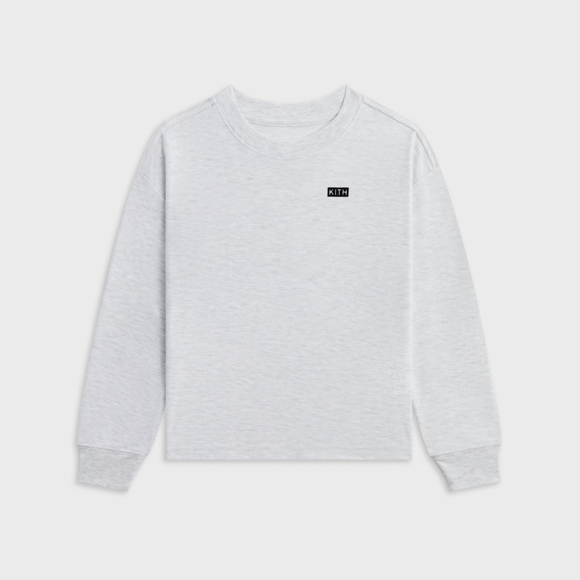 Kith Kids Long Sleeve LAX Tee - Light Heather Grey - PH