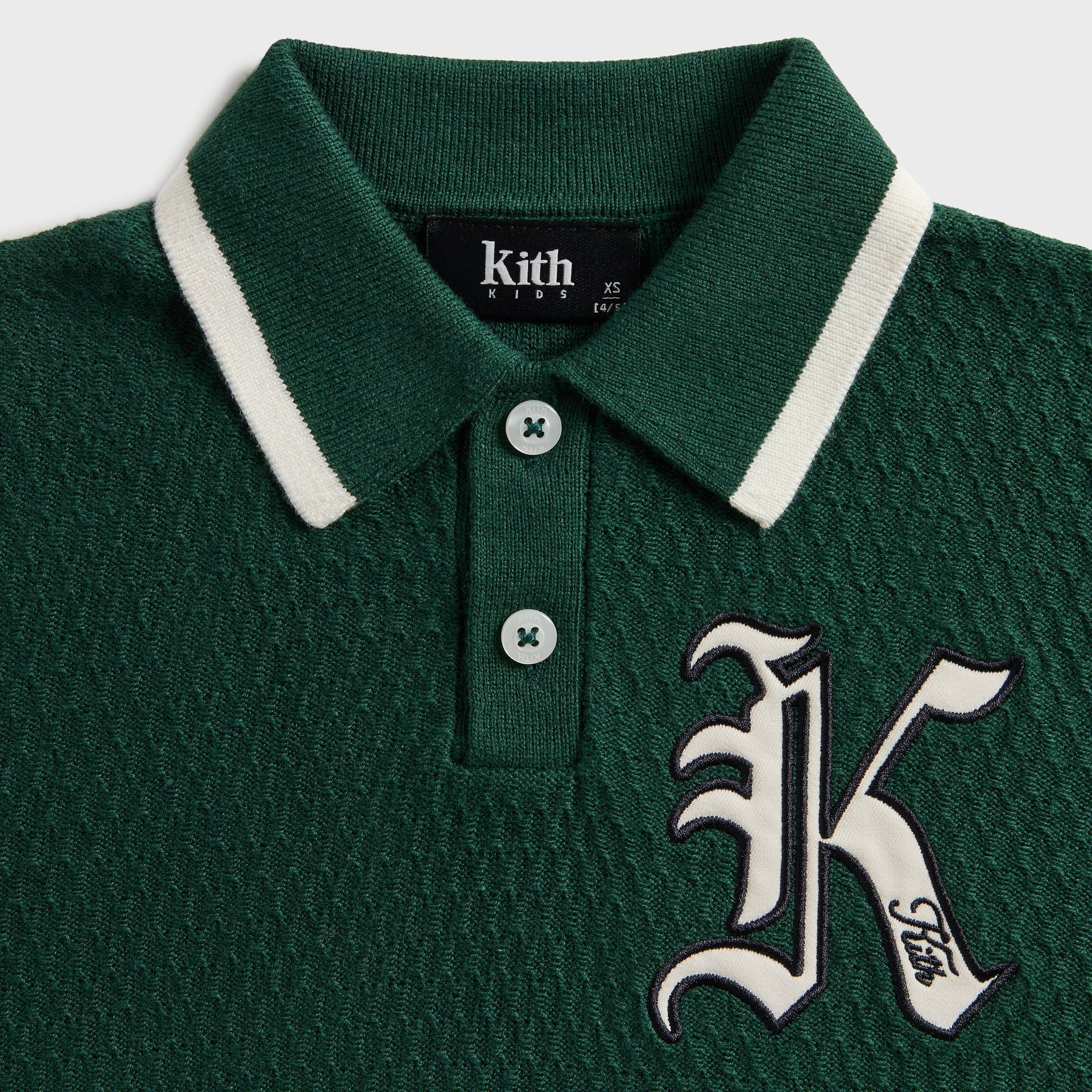 Kith Kids Tilden Long Sleeve Polo - Stadium - PH