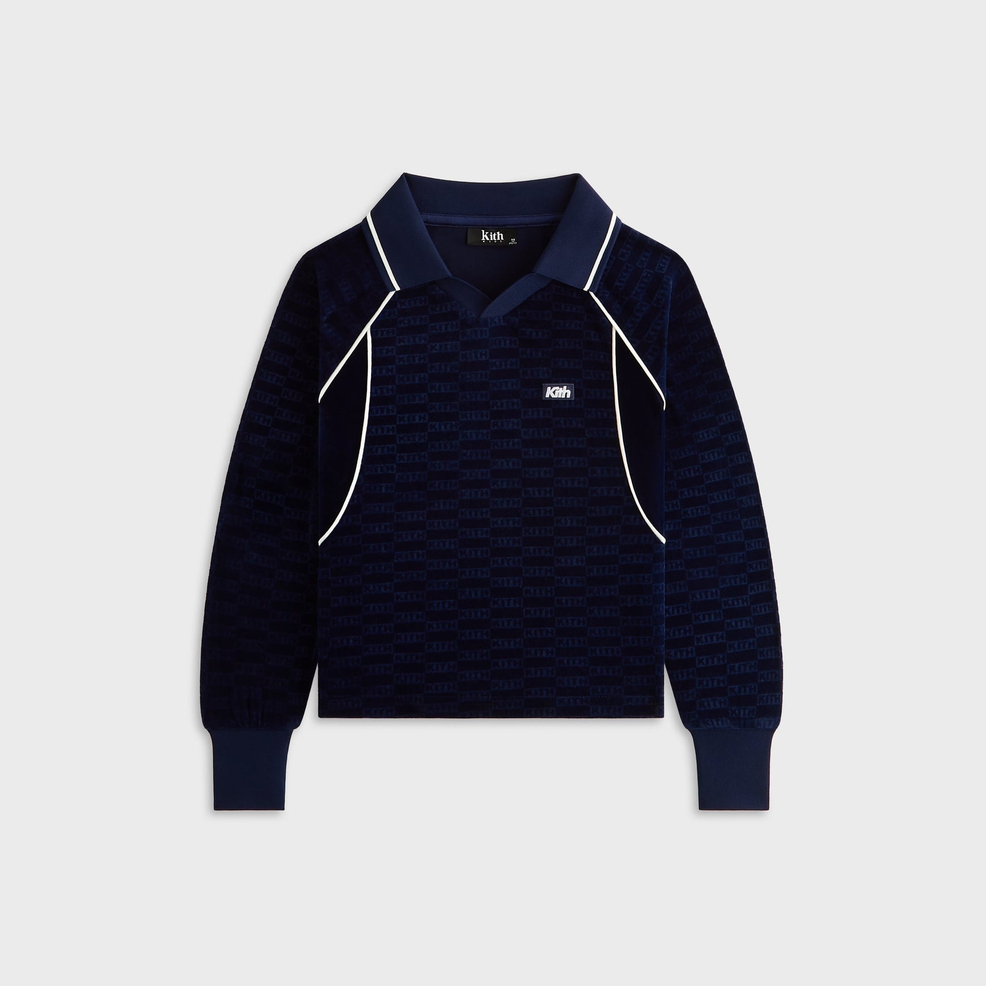 Kith Kids Monogram Velour Soccer Jersey - Nocturnal - PH