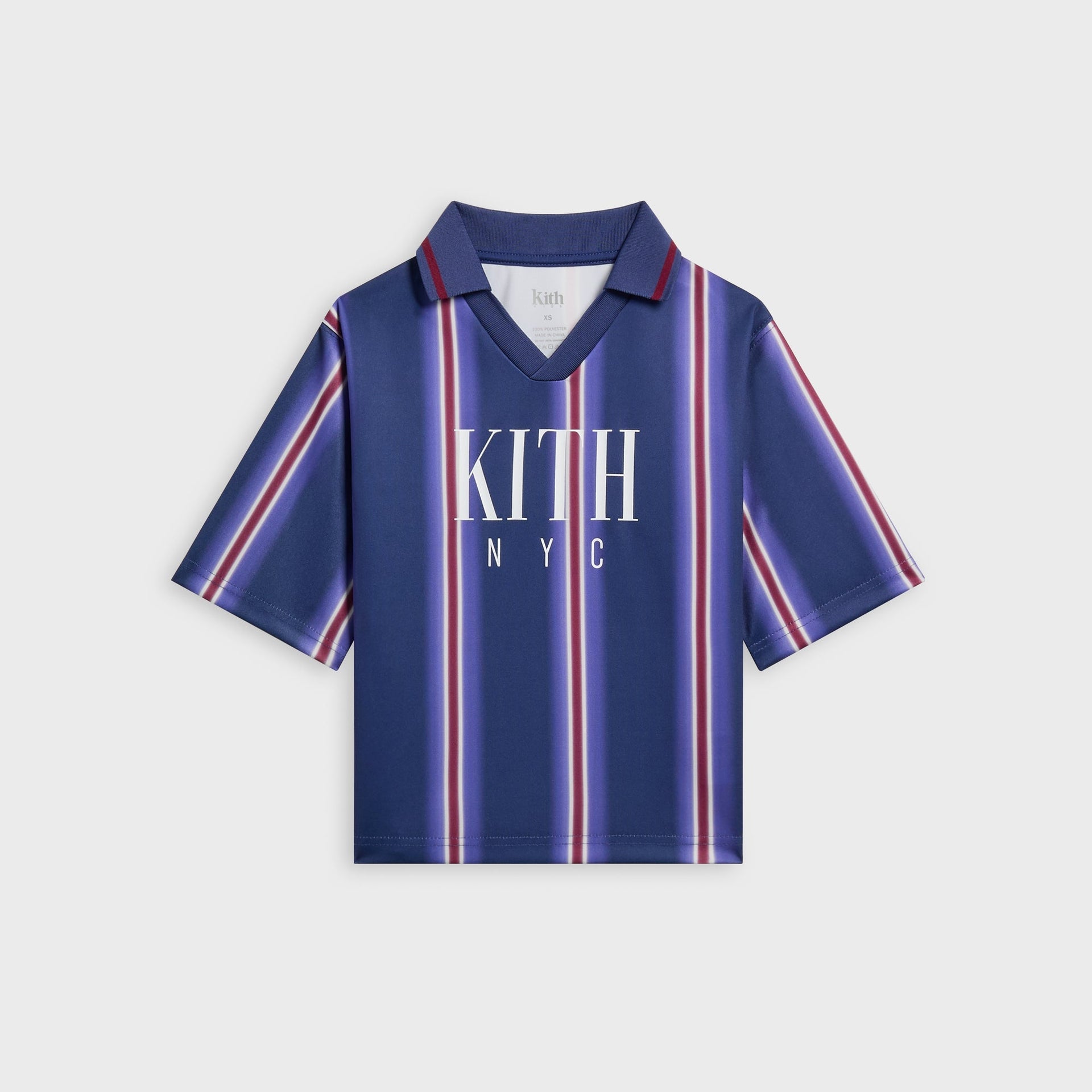 Kith Kids Blurred Stripe Soccer Jersey - Cyanotype - PH