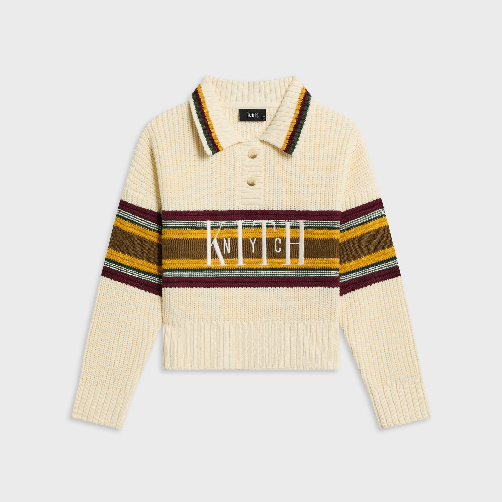 Kith Kids Chunky Knit Rugby Shirt - Sandrift