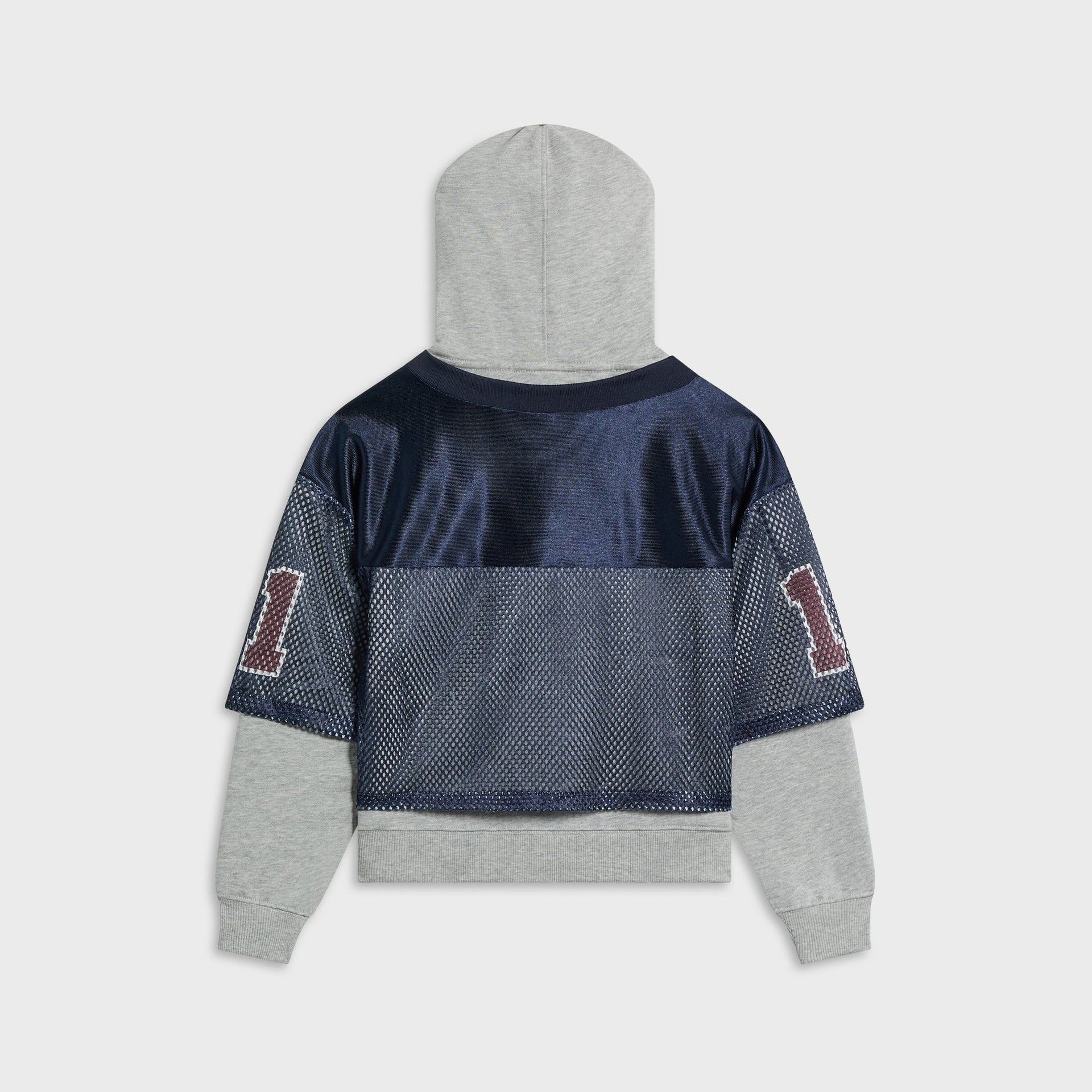 Kith Kids Athletic Mesh Combo Hoodie - Medium Heather Grey - PH