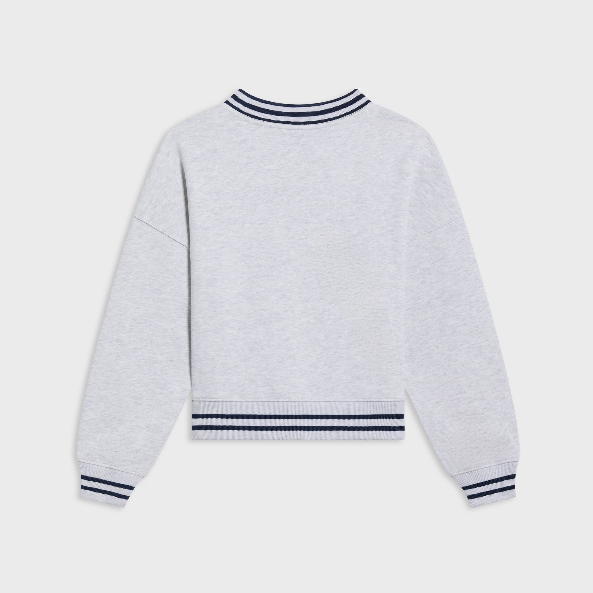 Kith Kids Collegiate Nelson Crewneck - Light Heather Grey