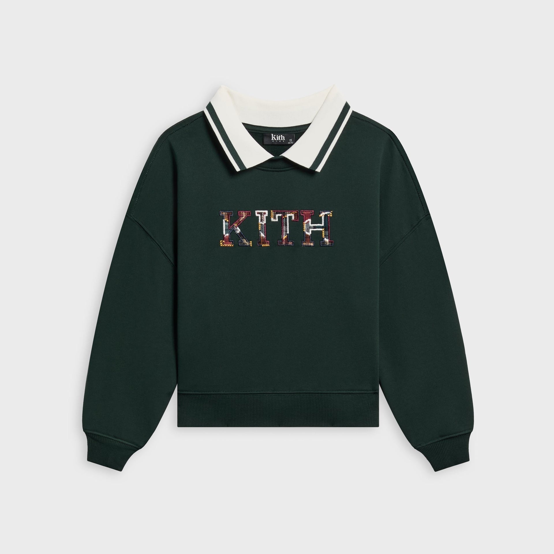 Kith Kids Varsity Letter Collared Nelson Sweatshirt - Stadium - PH
