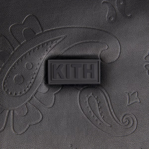 Kith Kids Embossed Faux Leather Crossbody Bag - Black