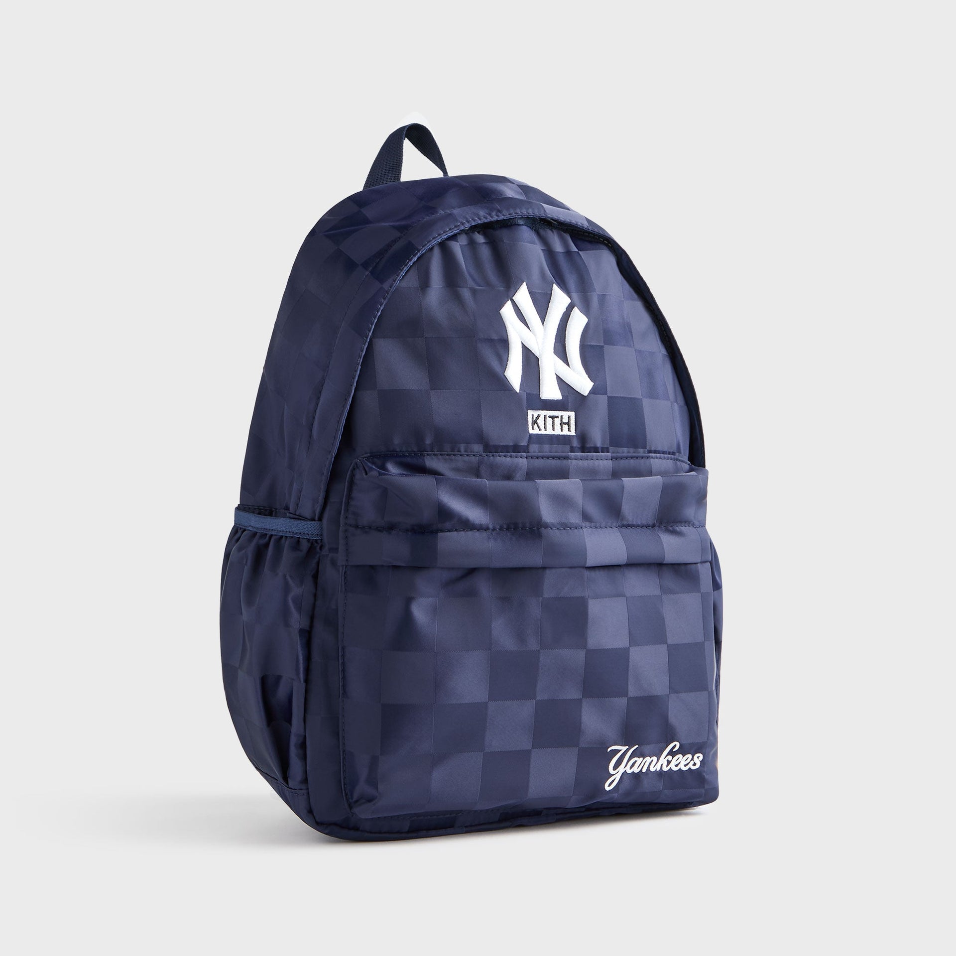 Kith Kids for the New York Yankees Checkered Satin Backpack - Nocturnal