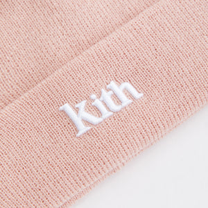 UrlfreezeShops Kids Classic Serif Logo Beanie - Rose