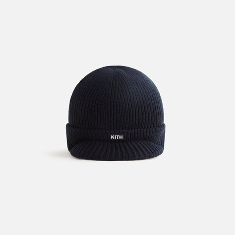Kith Kids Visor Beanie - Black