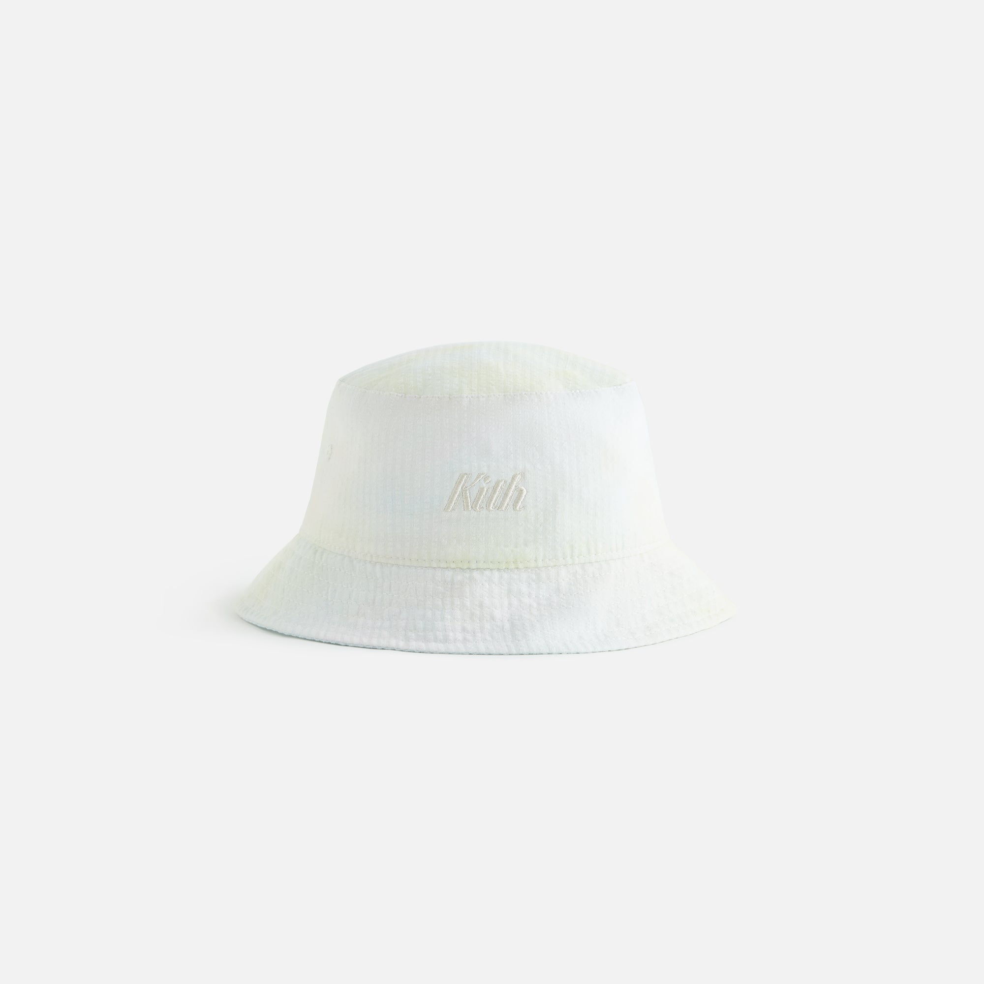 Kith Kids Seersucker Tie Dye Bucket Hat - Spirited