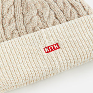 Kithmas Kids Teddy Bear Beanie - Heather Oatmeal