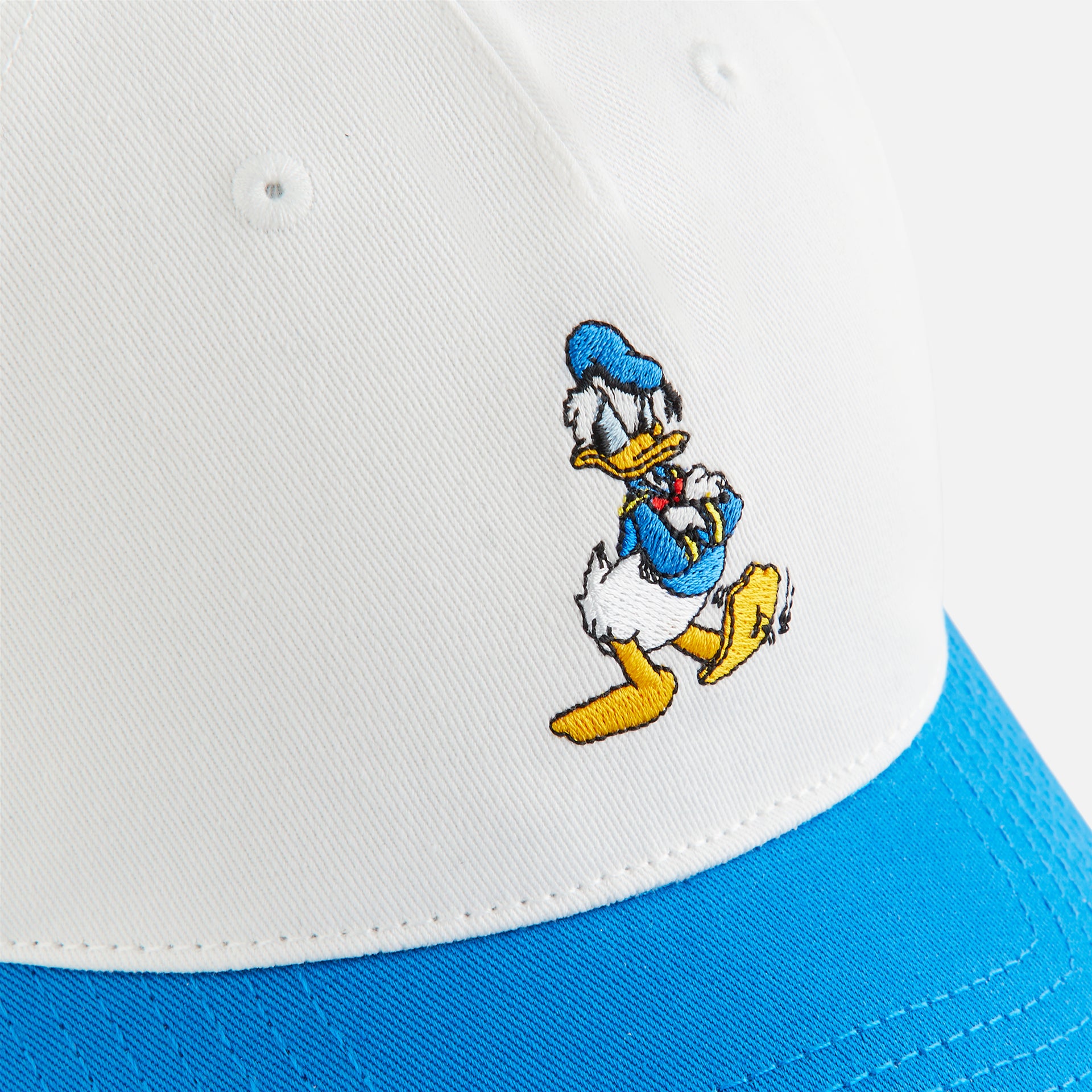 Disney | Kith Kids for Donald Duck Gwynn Pinch Crown Snapback - White