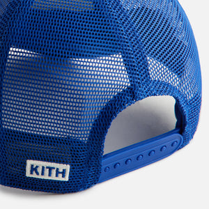 Kith Kids & New Era for the New York Knicks Skyline Trucker Cap - Royal