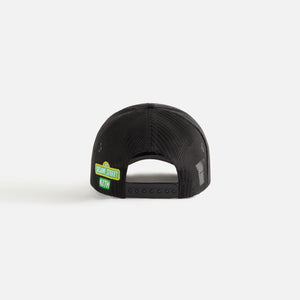 Kith Kids for Sesame Street Just Us Trucker Hat Black