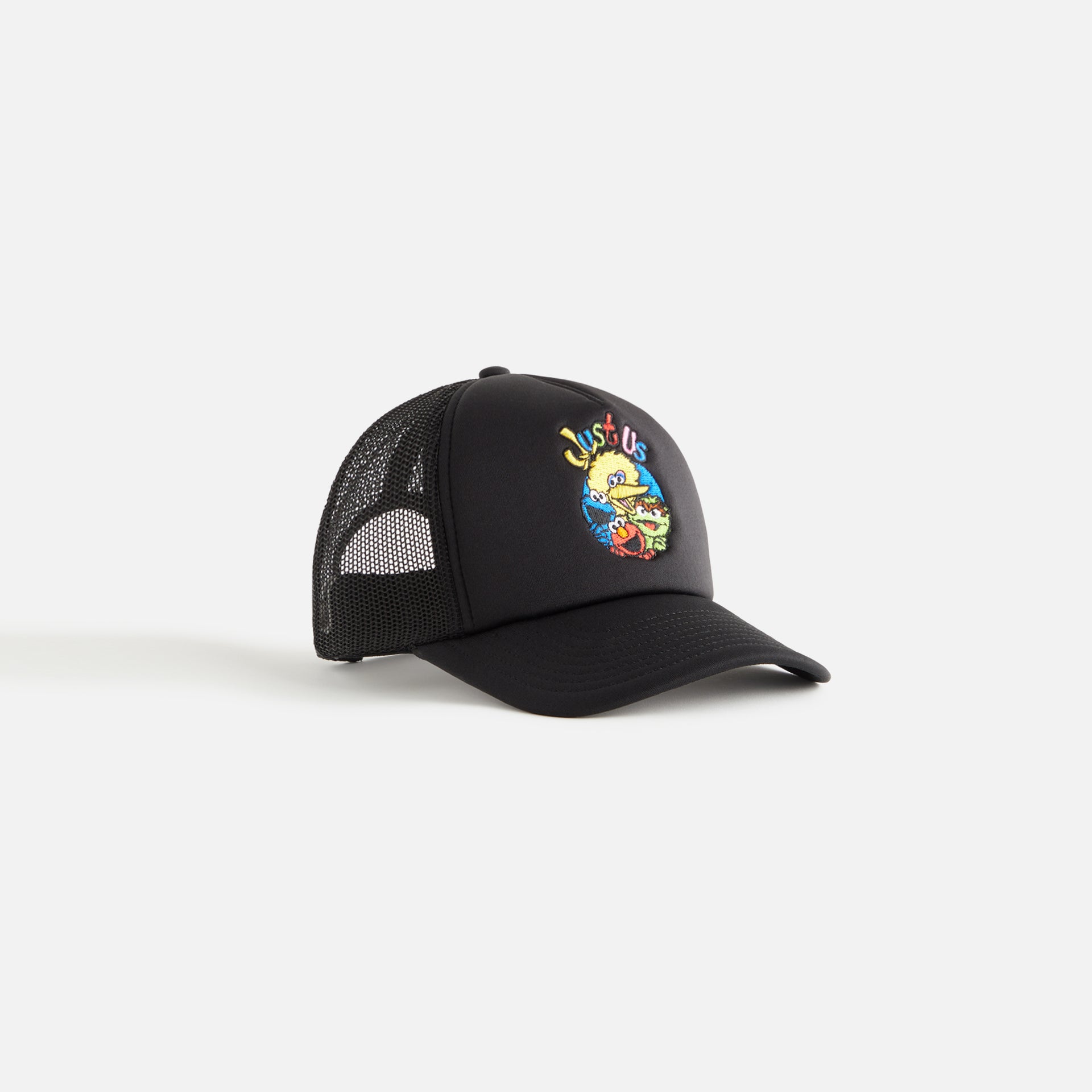 Kith Kids for Sesame Street Just Us Trucker Hat - Black