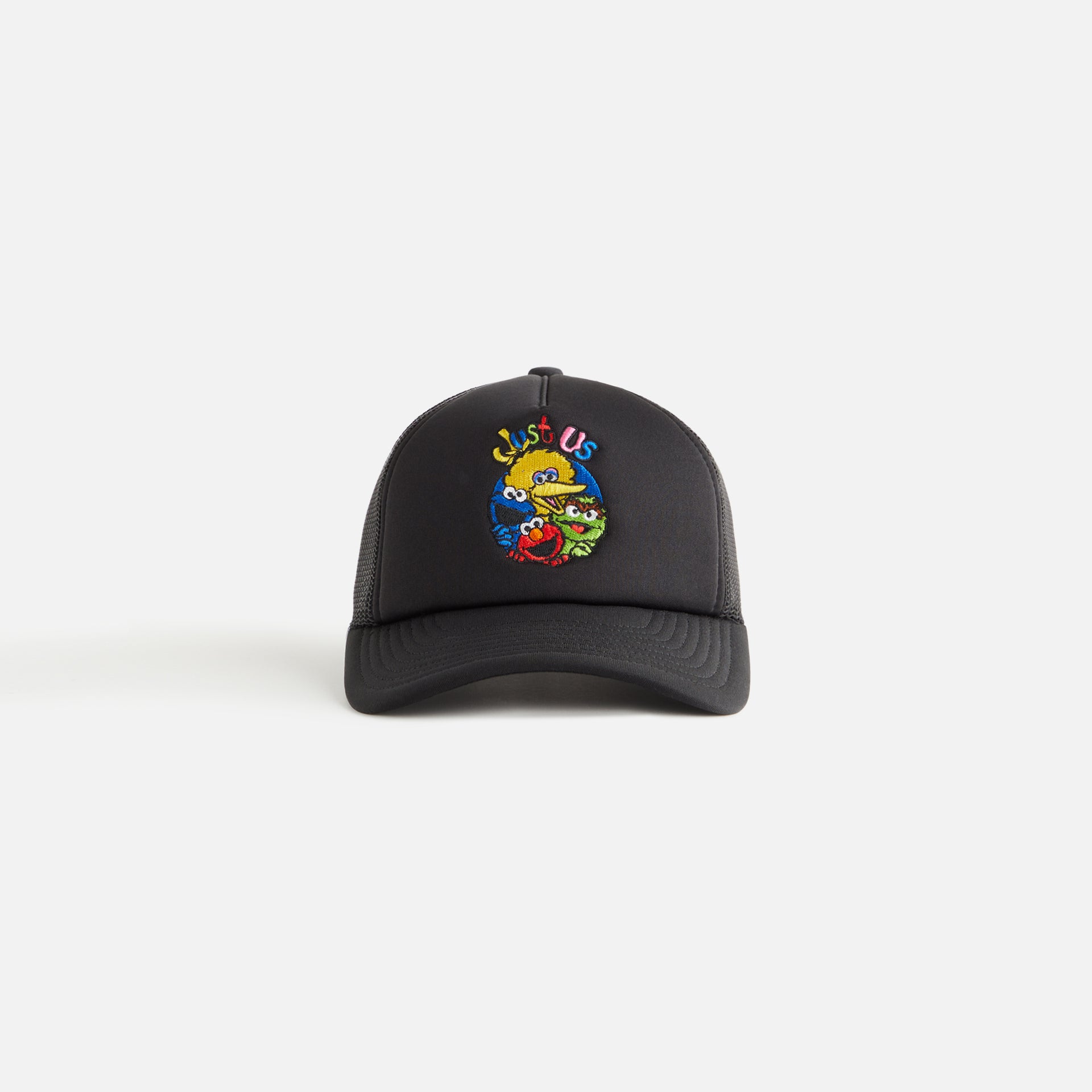 Kith Kids for Sesame Street Just Us Trucker Hat - Black