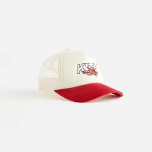 Kith Kids for Sesame Street Elmo Trucker Hat - Sandrift