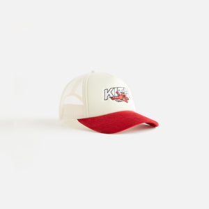 Kith Kids for Sesame Street Elmo Trucker Hat - Sandrift