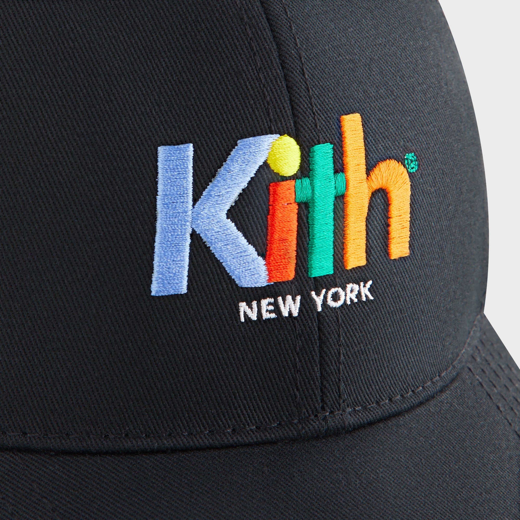 稀少 新品未使用 KITH キス 子供用 KIDS マルチカラーロゴ キャップ Kith Kids Multi Color Logo Classic Cap - Black Beauty
