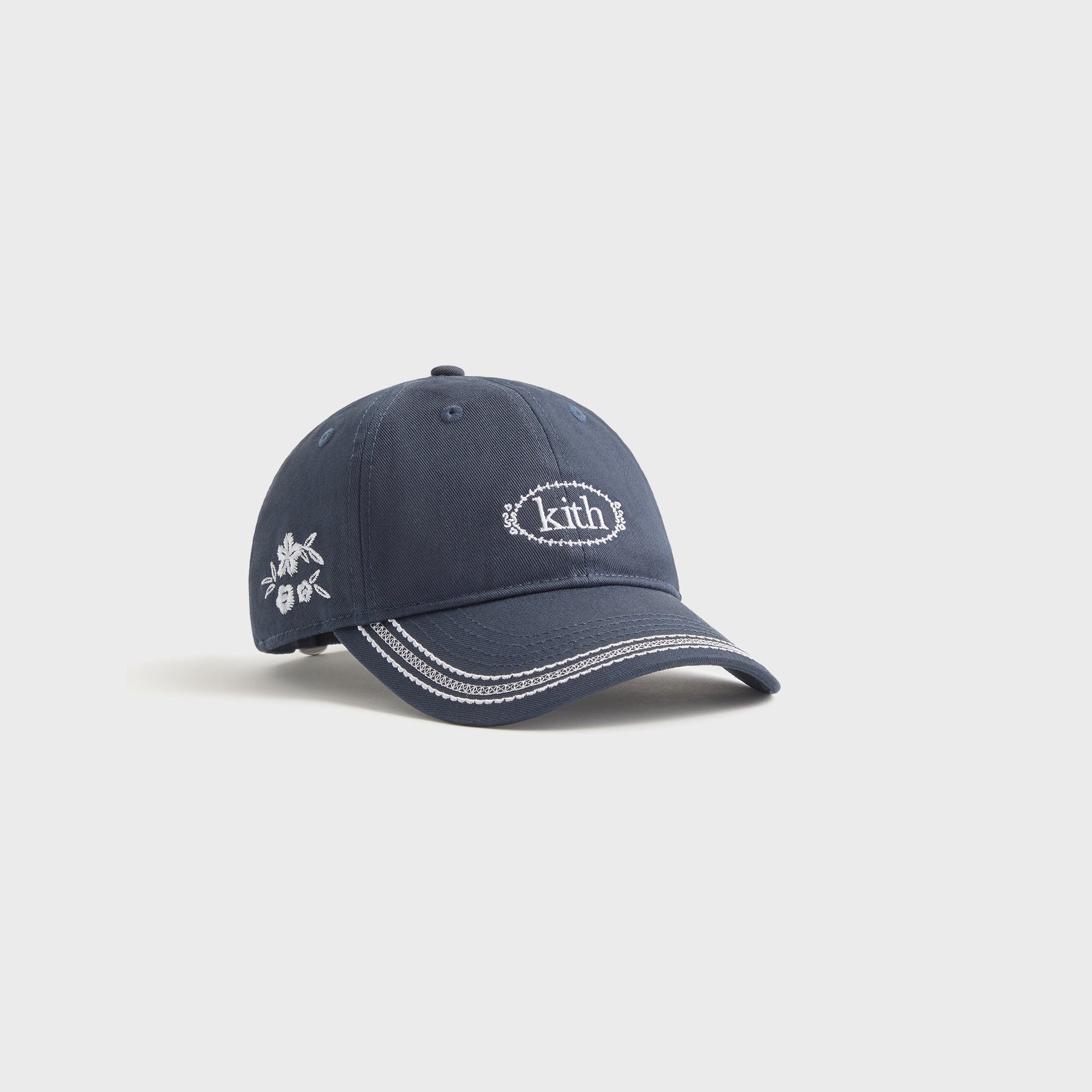 Kith Kids Floral Embroidered Classic Cap - Nocturnal