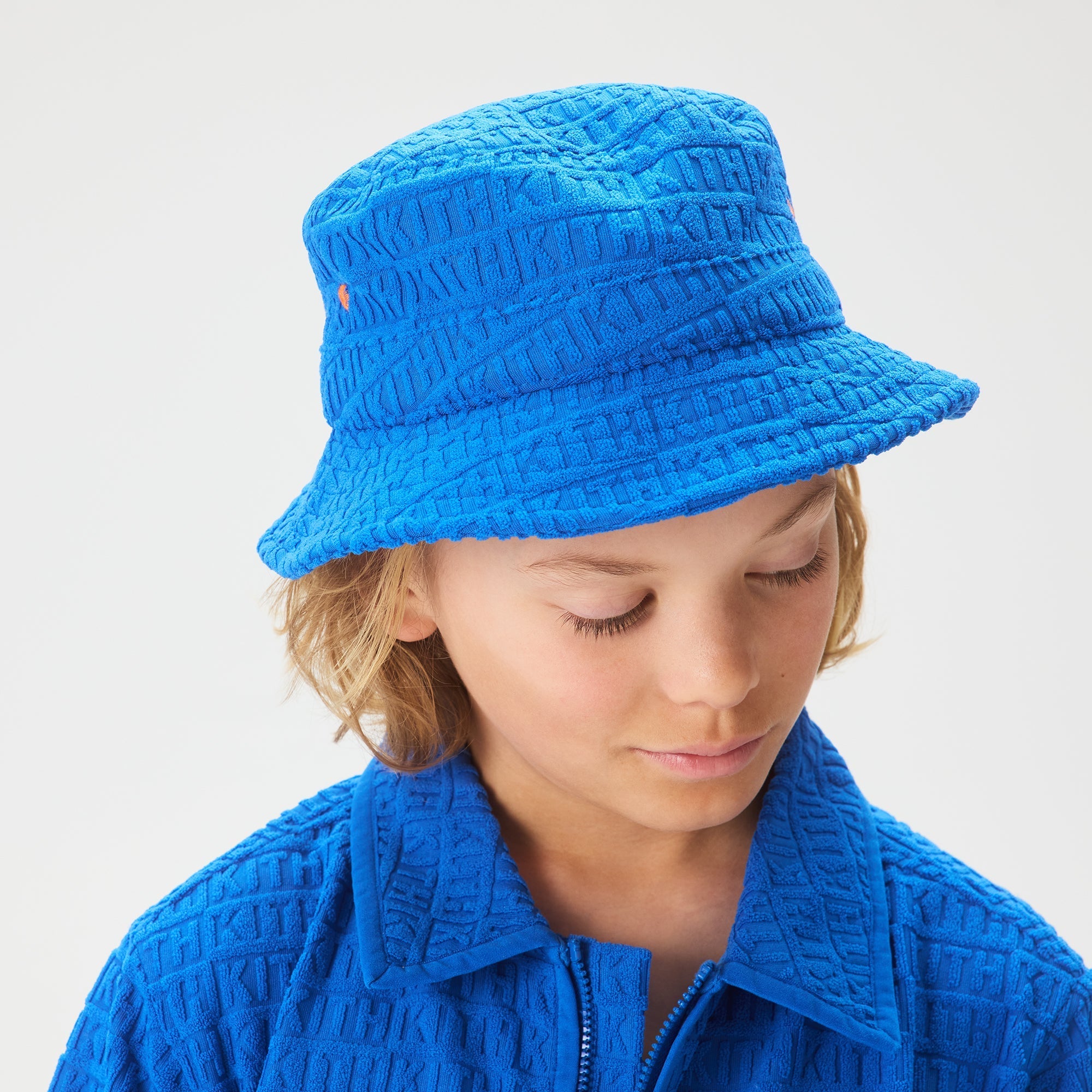 ハット Kith Terry Bucket Hat Kith Kids Monogram Towel Terry Bucket Hat - Greek