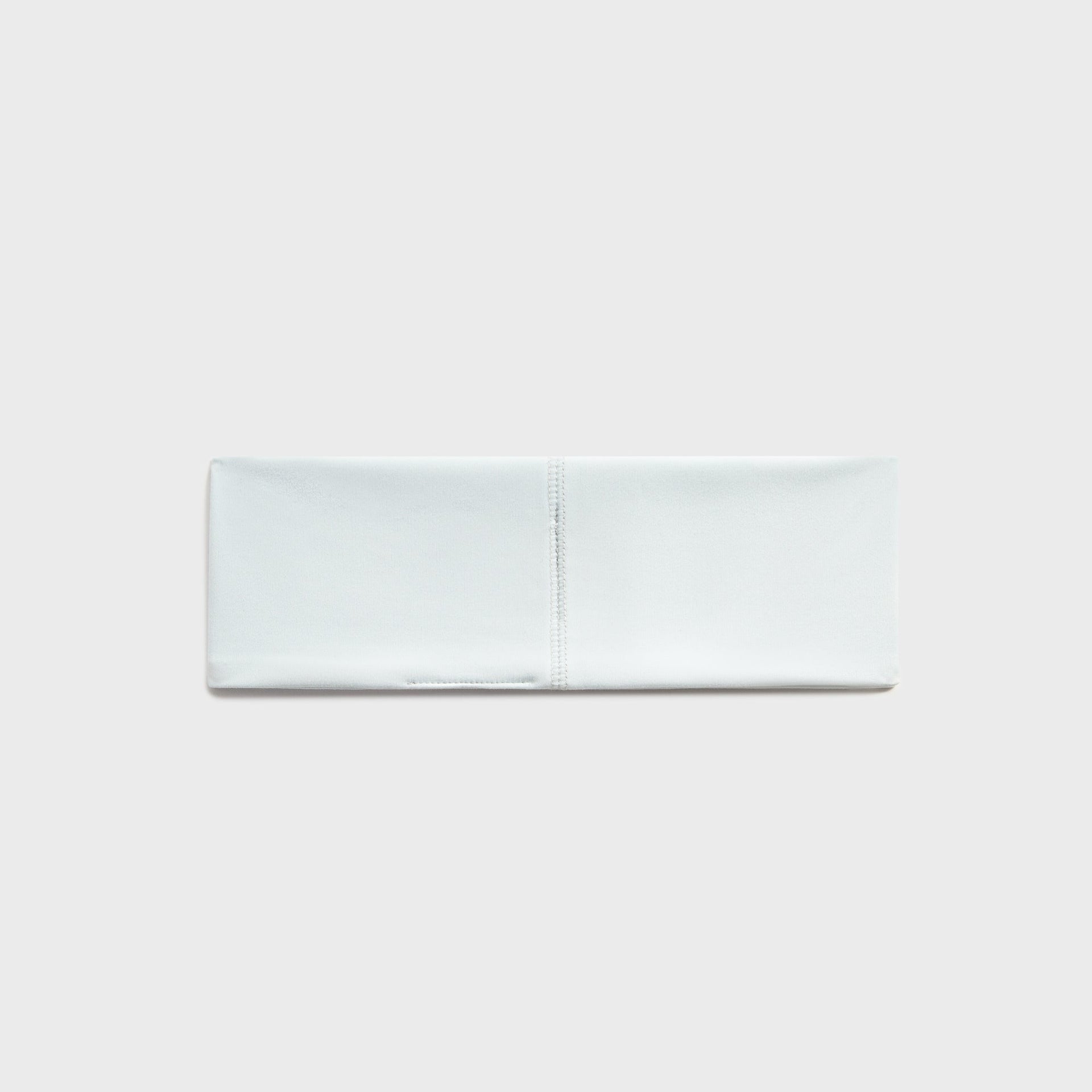 Kith Kids Active Headband in Surry pale mint, flat lay back view showing center seam