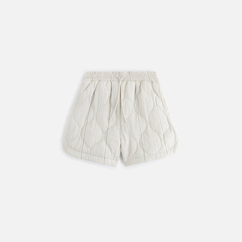 Kith Kids Quilted Micah Short - Plaster