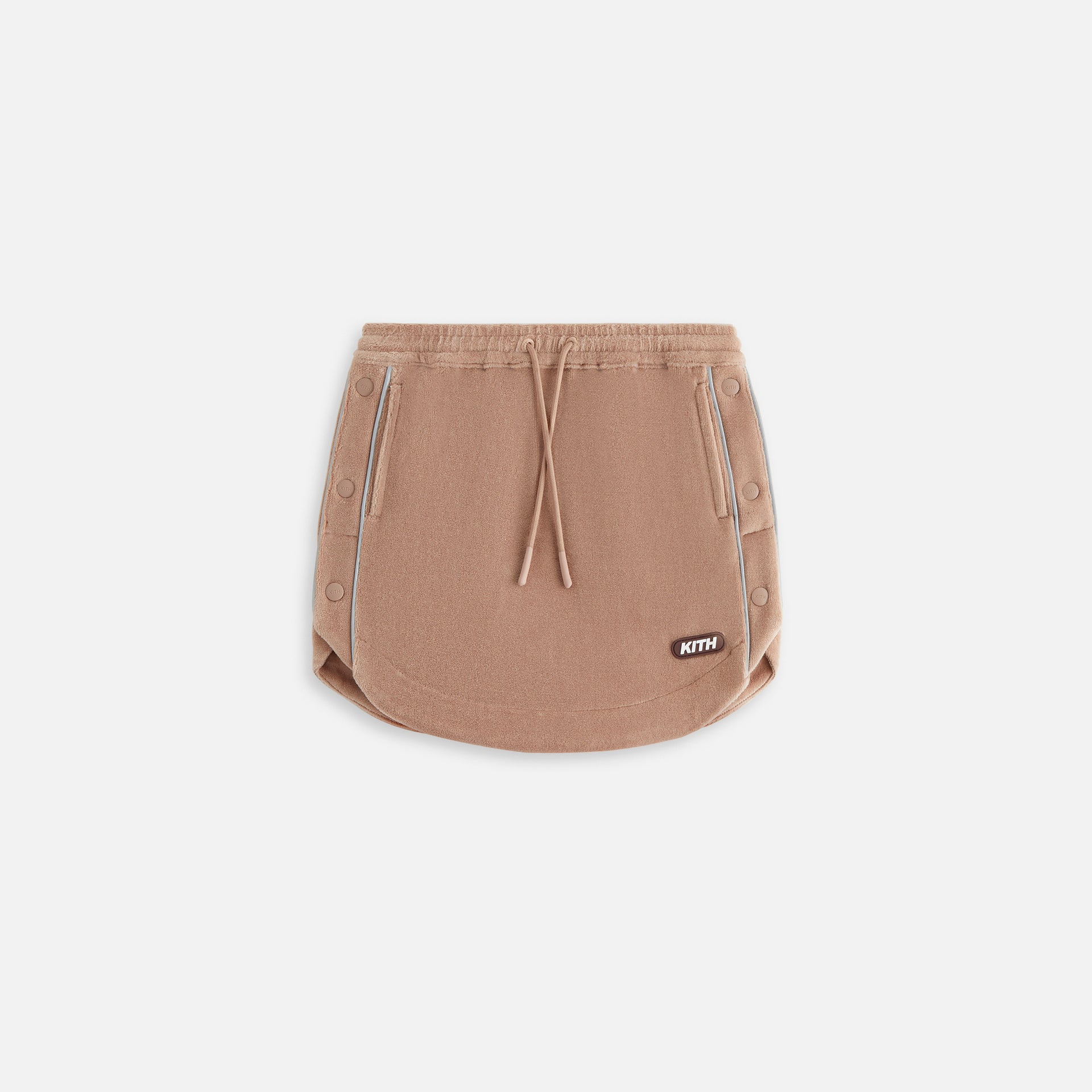 UrlfreezeShops Kids Velour Track Skirt - Morganite