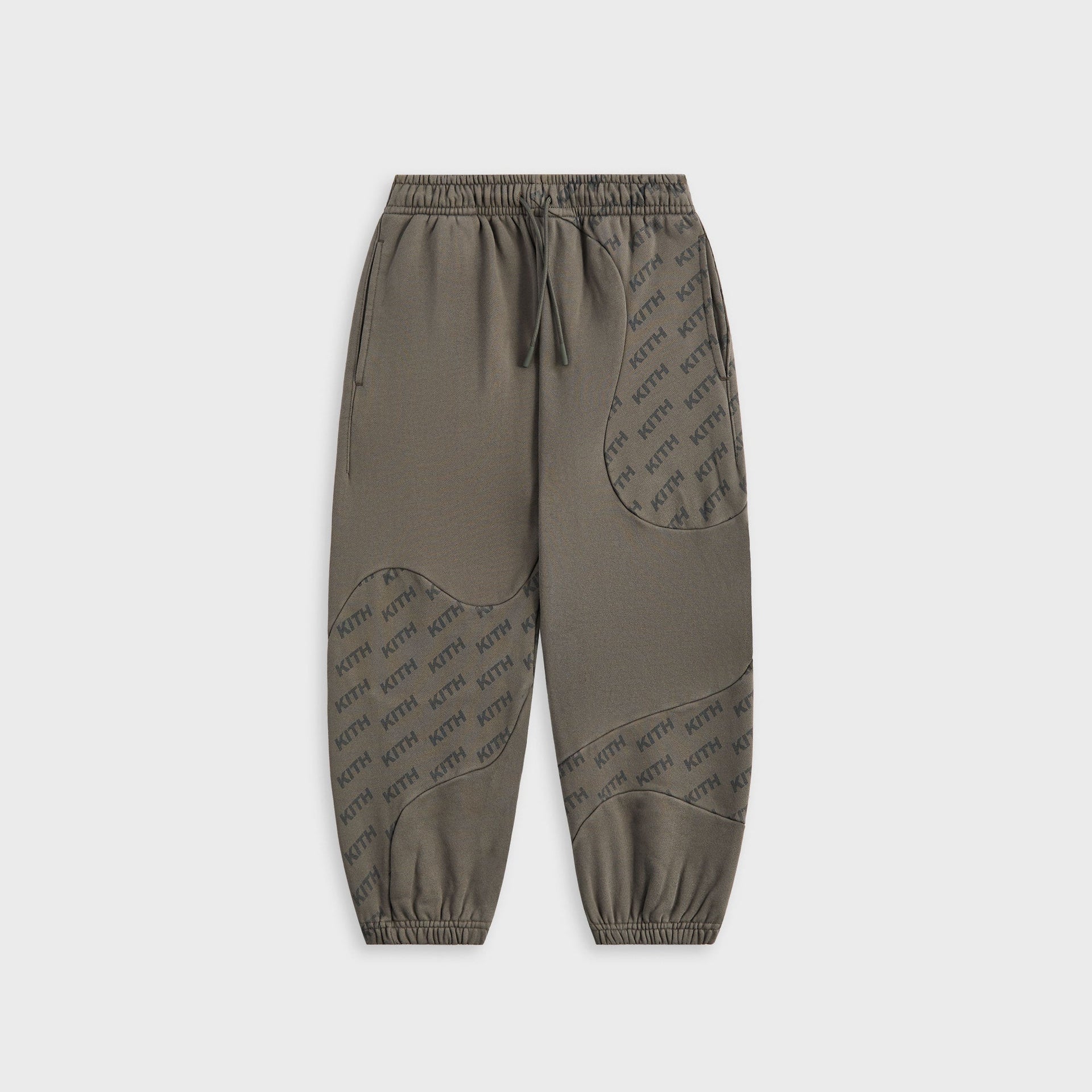 Kith Kids Blocked Monogram Nelson Sweatpant - Fuel