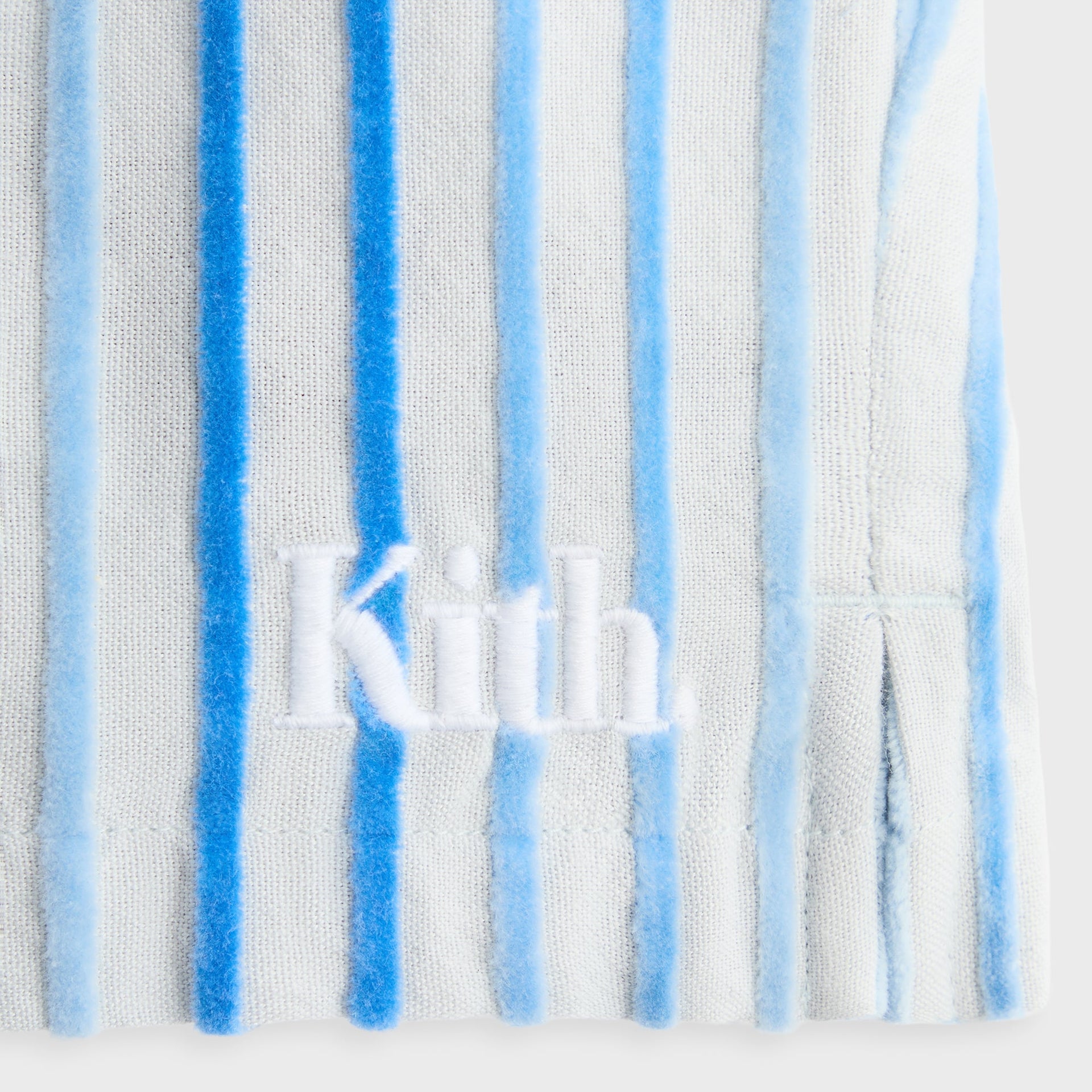 Kith Kids Chenille Stripe Thompson II Camp Short - Cornflower - PH