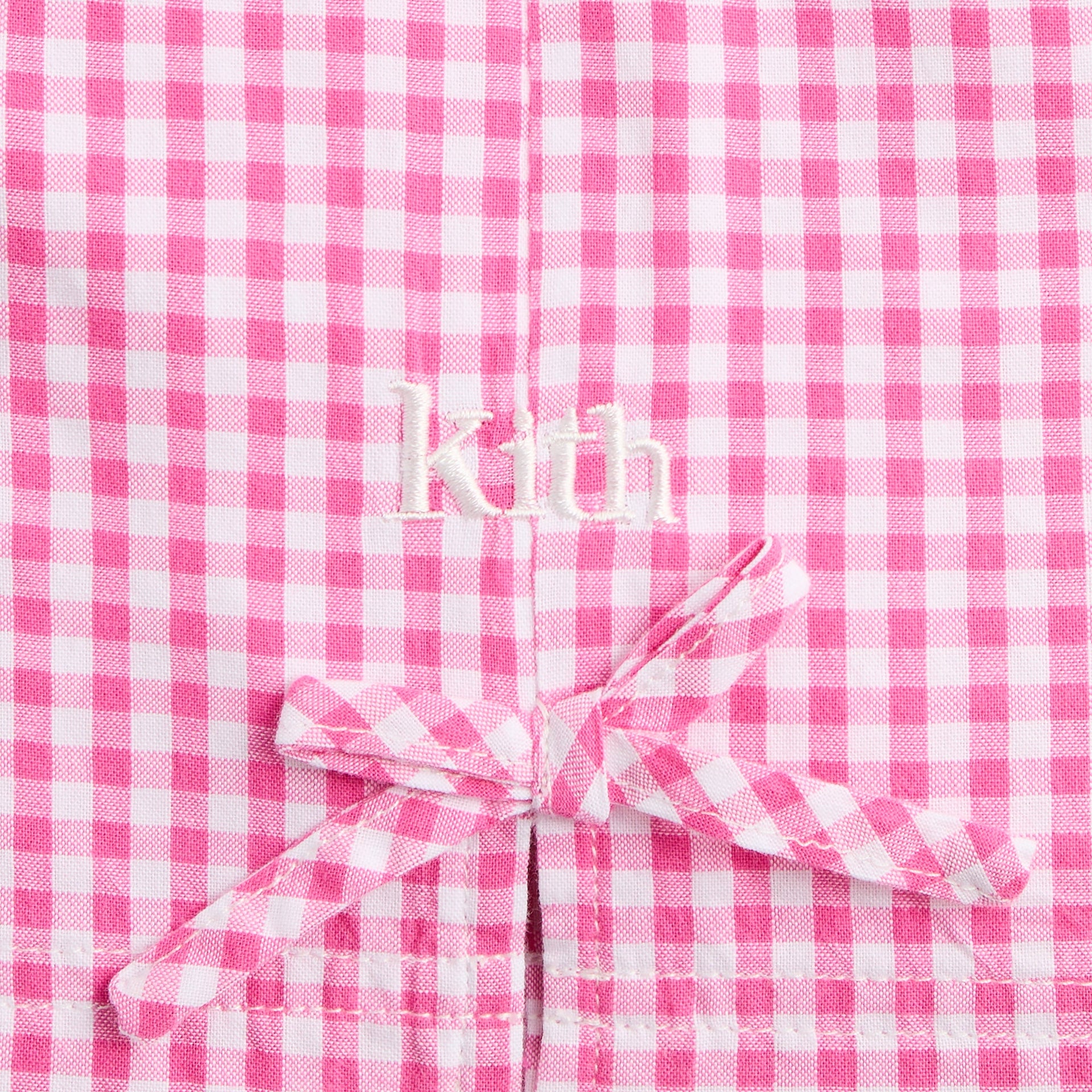 Kith Kids Gingham Tie Michla Short - Electra