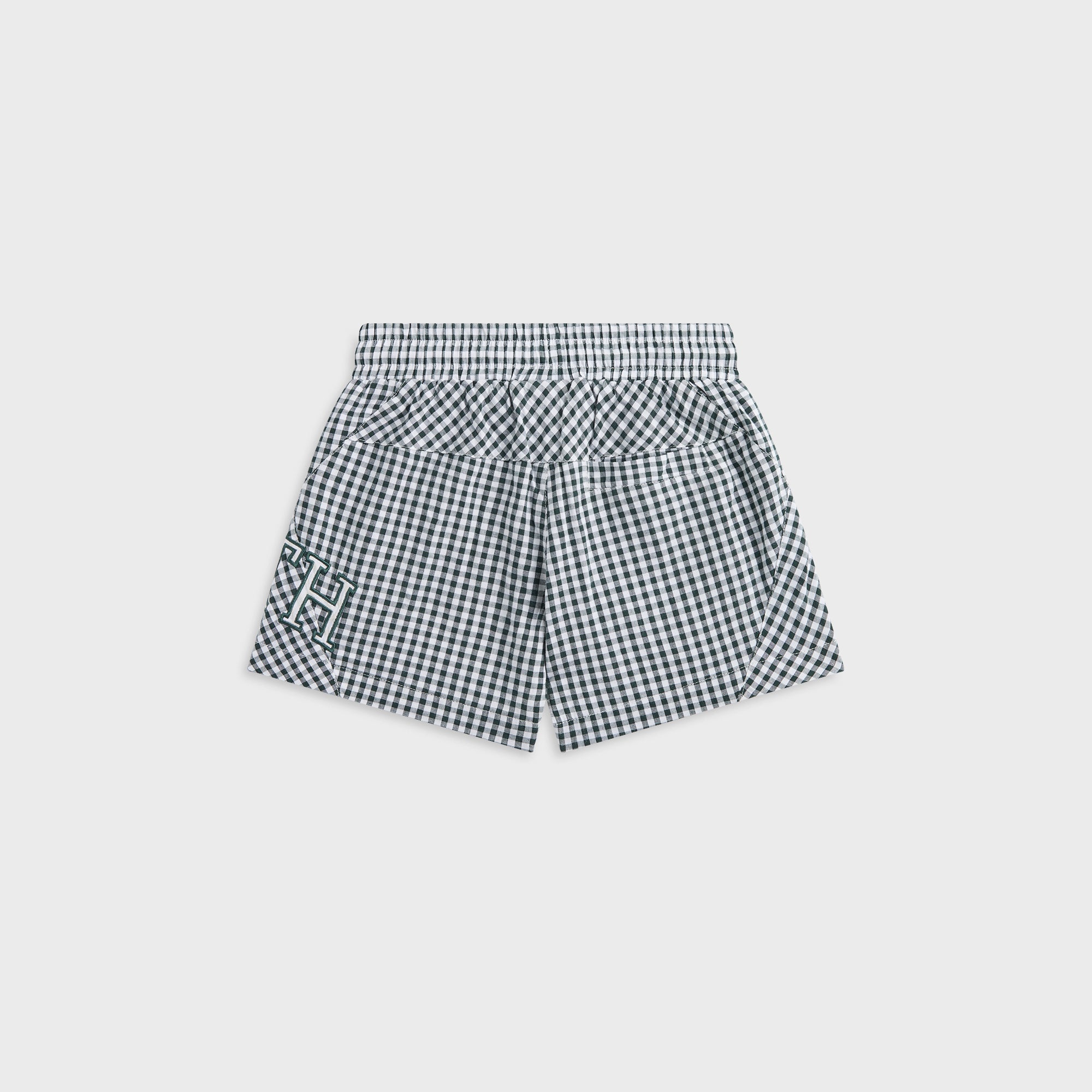 Kith Kids Blocked Gingham Curtis Short - Stadium