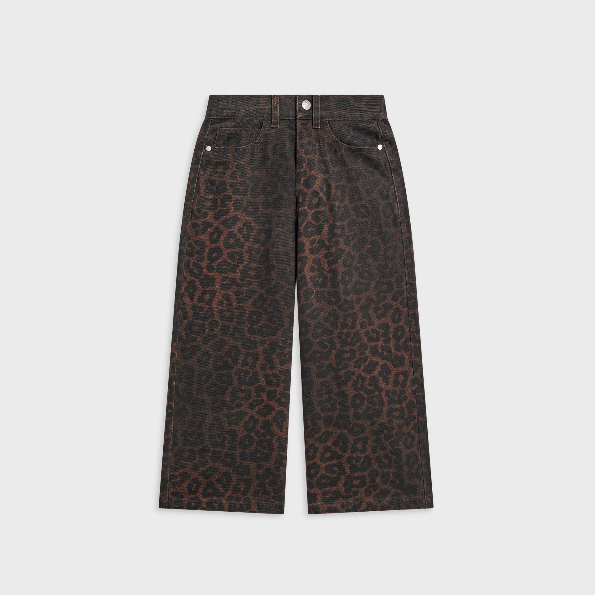 Kith Kids Leopard Heston Wide Leg Jean - Incognito - PH
