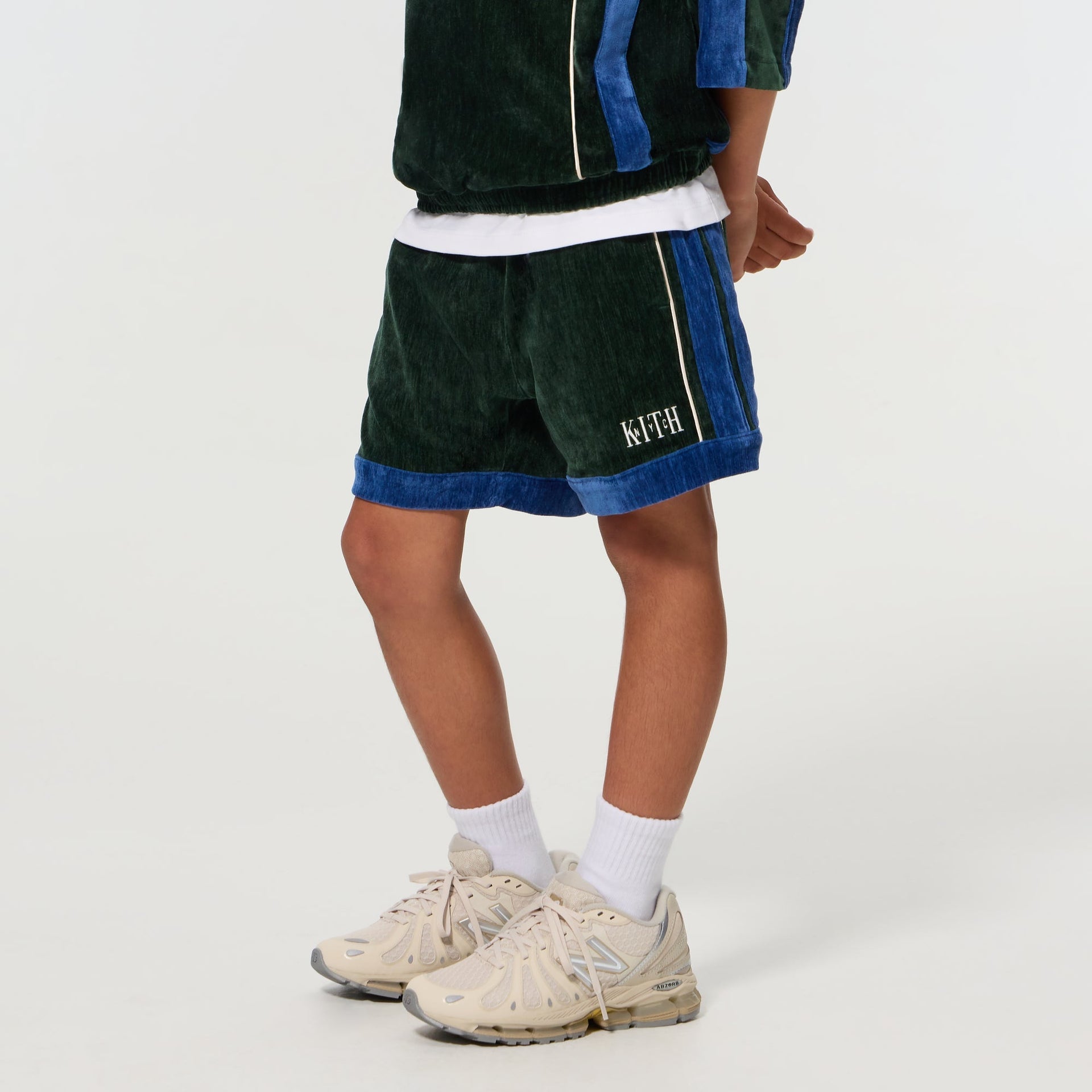 Kith Kids Velour Paneled Short - Stadium - PH