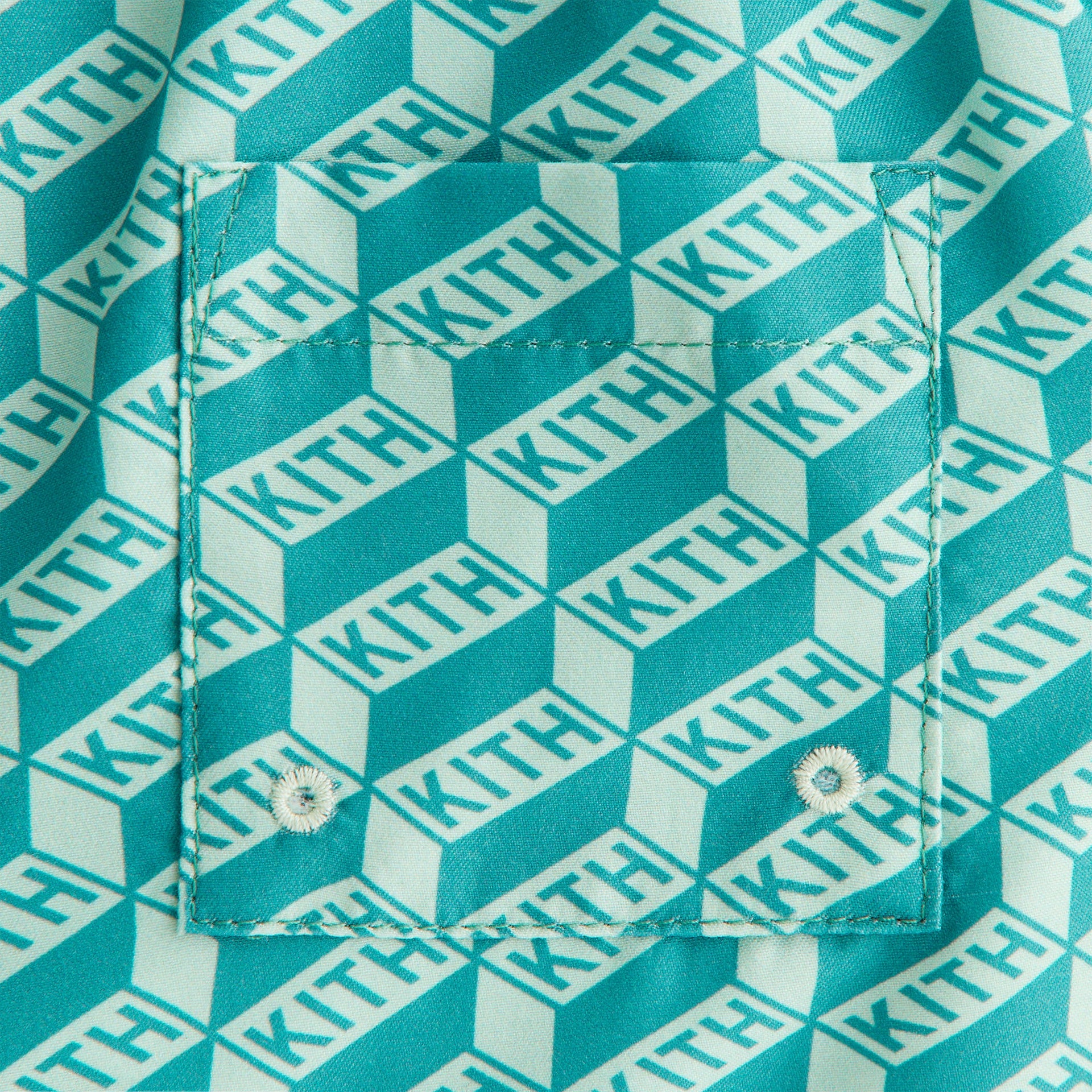 Kith Kids Monogram Kai Swim Trunk - Sorrel