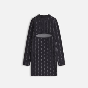 Kith Kids Monogram Script Dress - Black