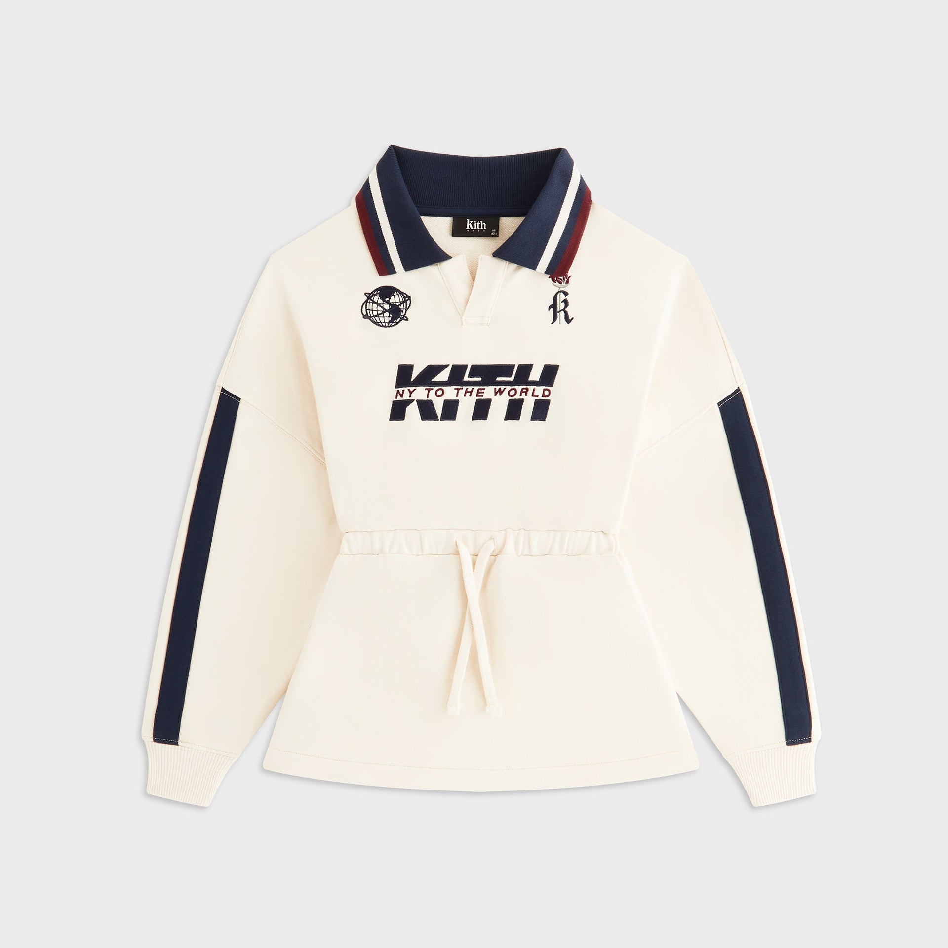 Kith Kids Collegiate Nelson Collared Dress - Muslin