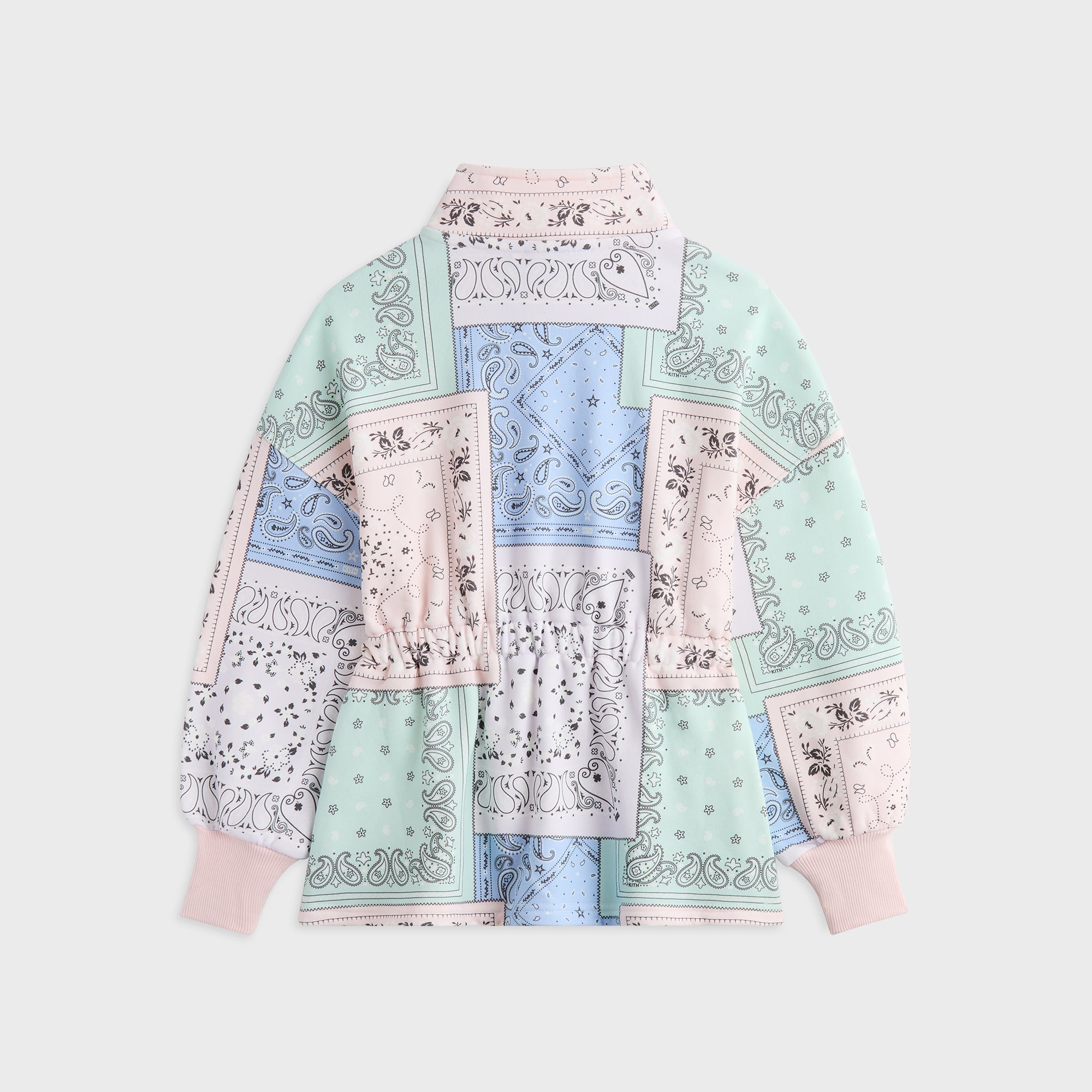 Kith Kids Deconstructed Bandana Nelson Quarter Zip Dress - Perennial