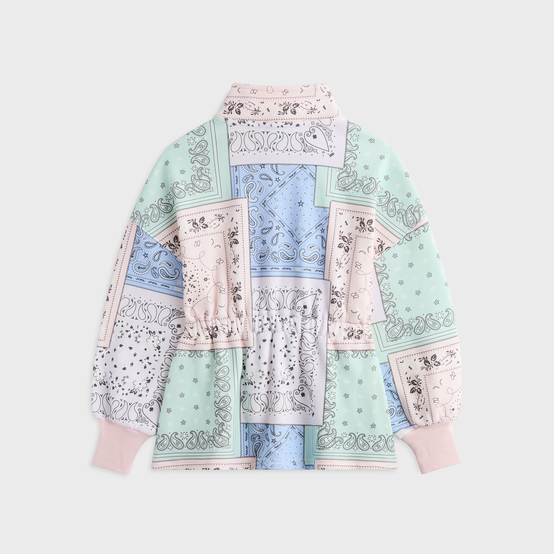 Kith Kids Deconstructed Bandana Nelson Quarter Zip Dress - Perennial