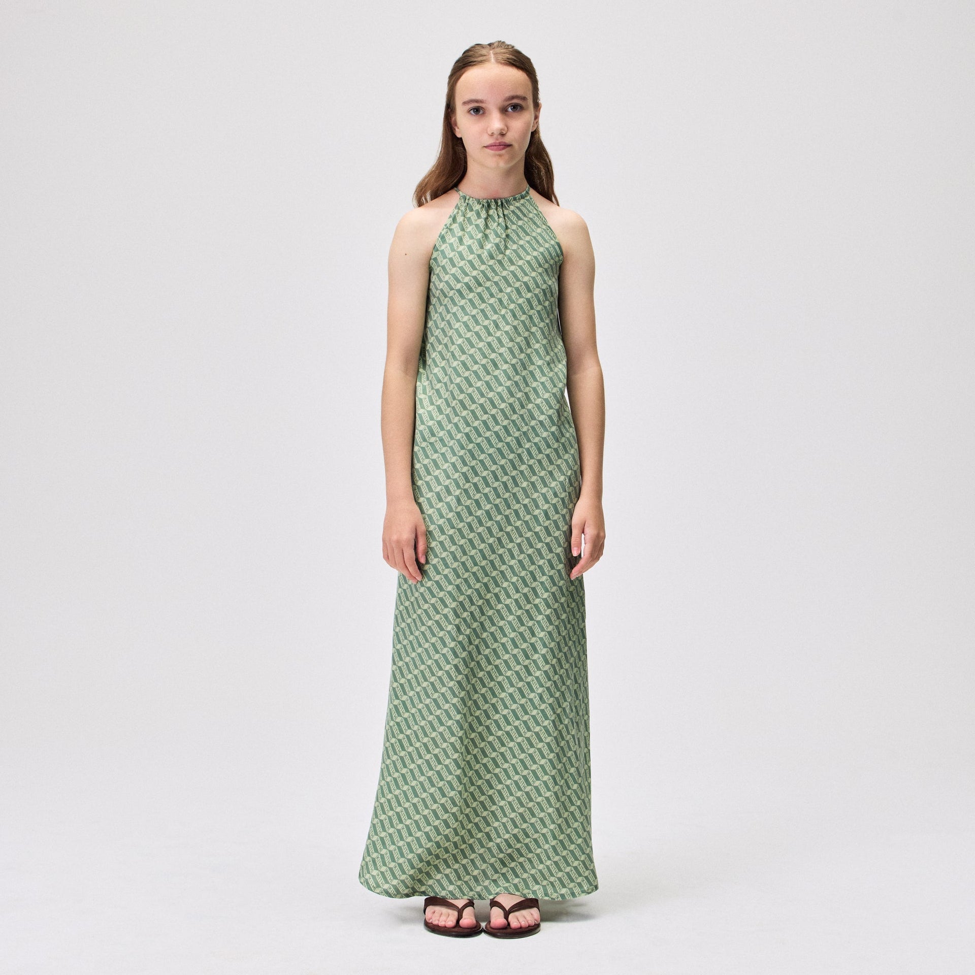 Kith Kids Monogram Maxi Dress - Sage - PH