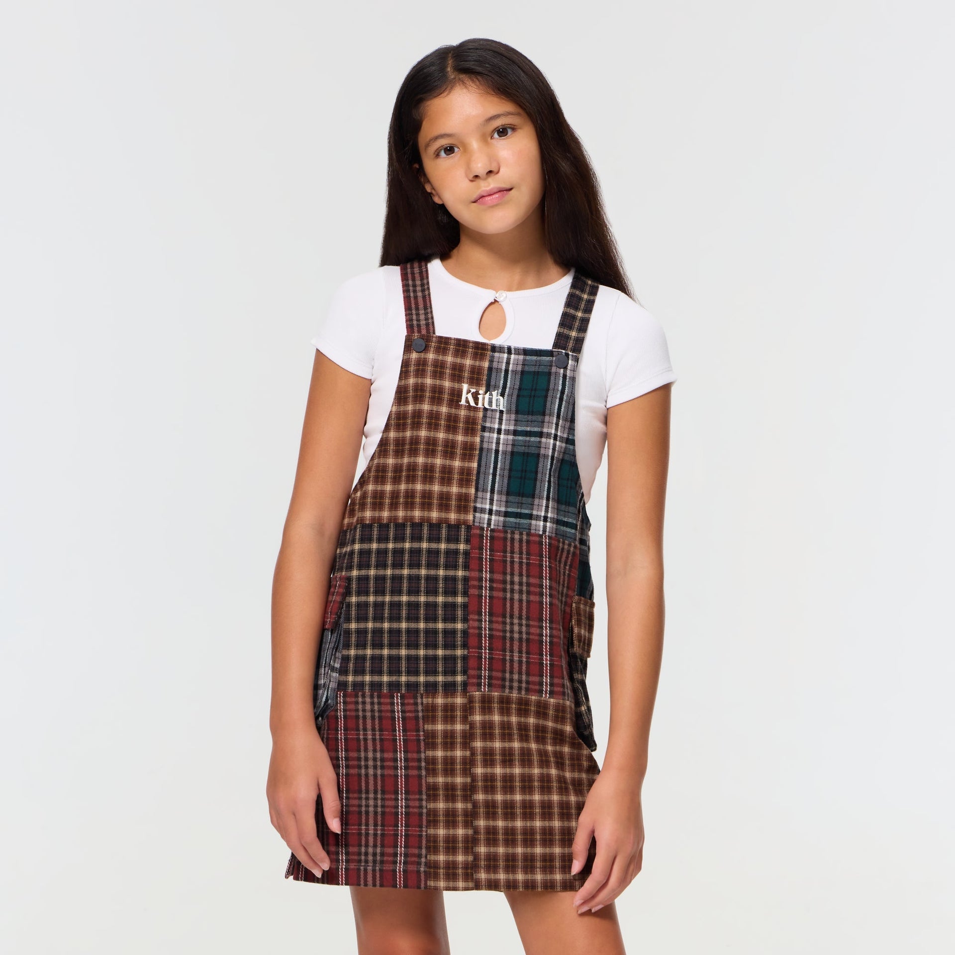 Kith Kids Patchwork Plaid Overall Dress - Chest - PH