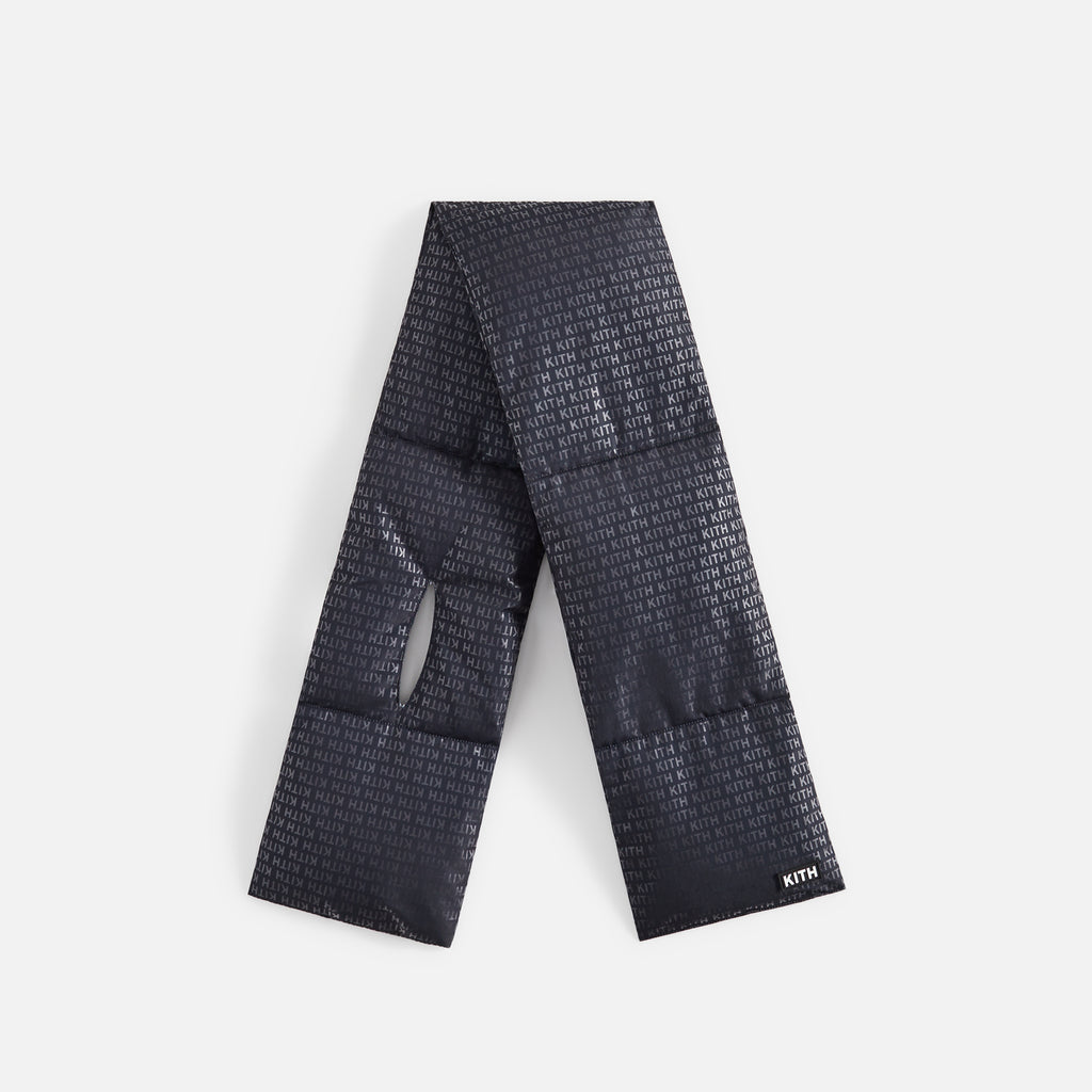 Kith Kids Puffer Scarf - Black