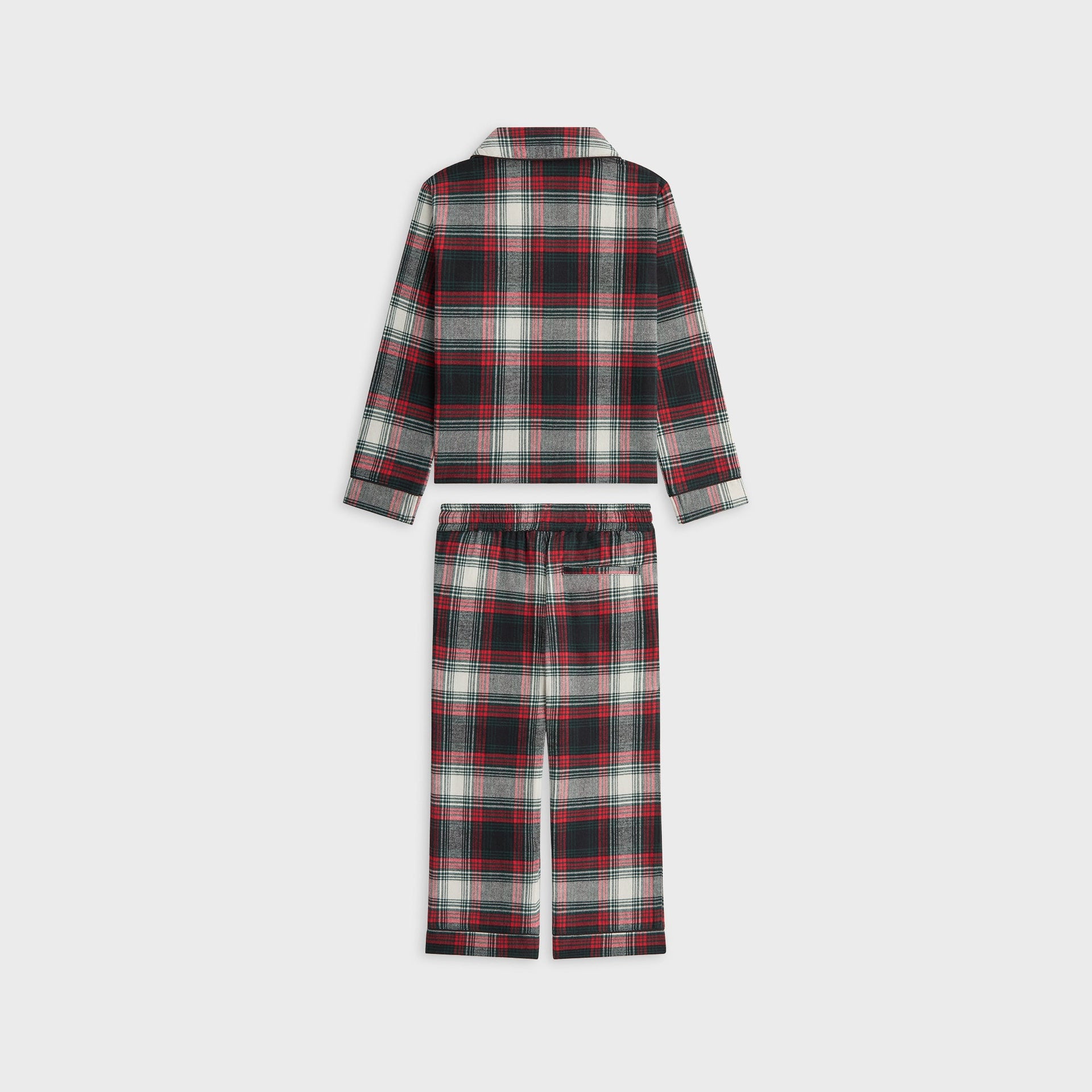 Kithmas Kids Plaid Lounge Set - Black