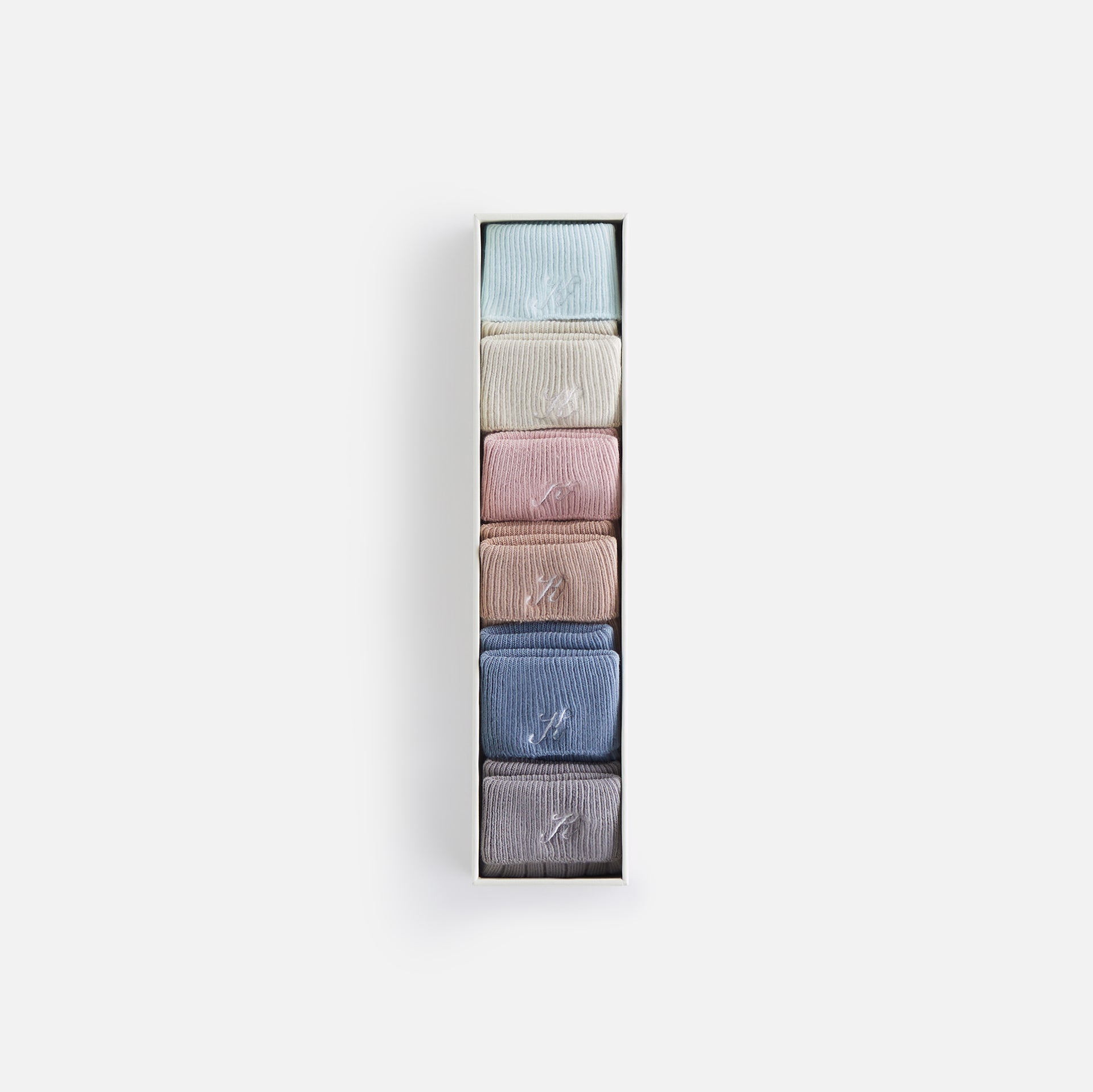 Kith Baby Palette 6-Pack Socks - Argon