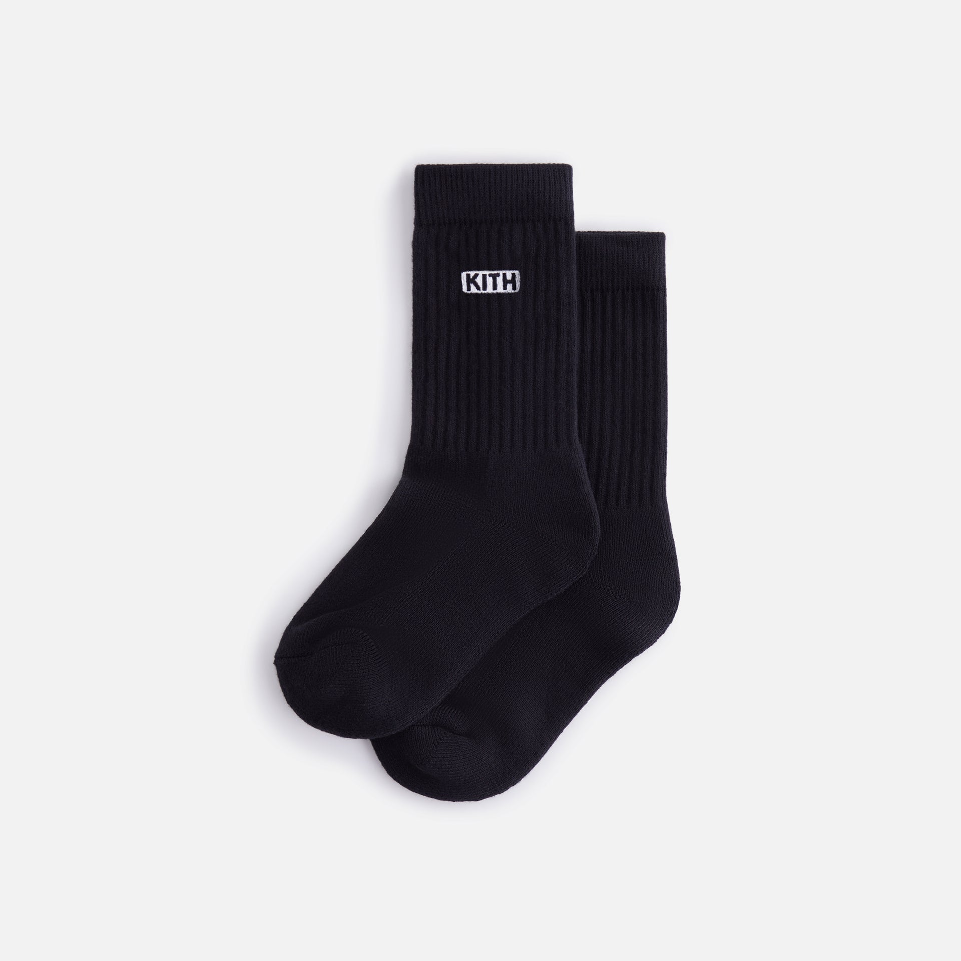 UrlfreezeShops Kids Classic Crew Socks - Black