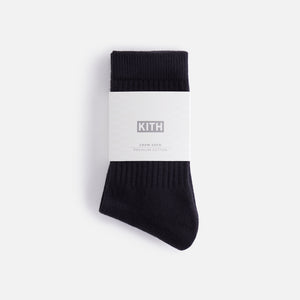 UrlfreezeShops Kids Classic Crew Socks - Black