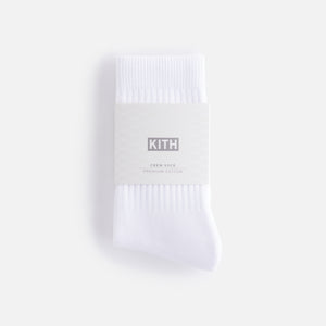 Kith Kids Classic Crew Socks - White