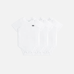 UrlfreezeShops Baby 3-Pack Bodysuit - White