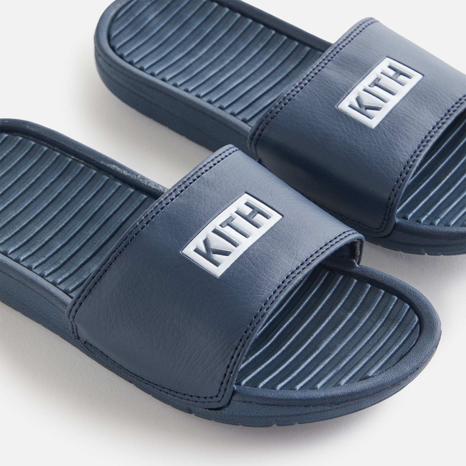 Kith Kids Slides - Navy