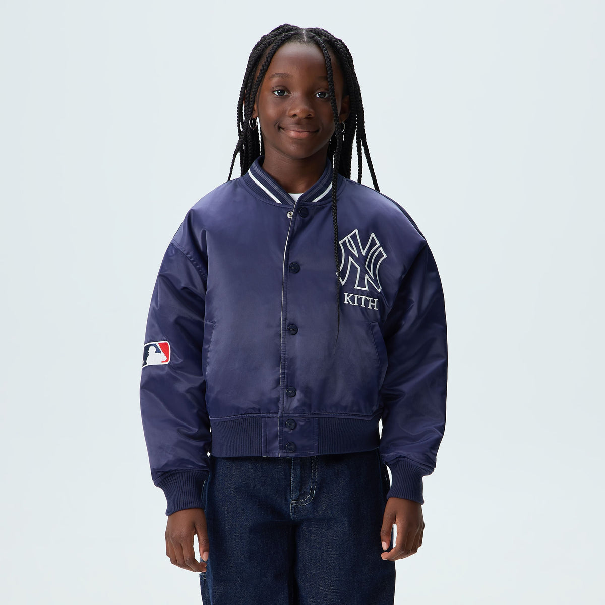 Kith Kids for the New York Yankees Reversible Gorman Jacket - Nocturnal - PH
