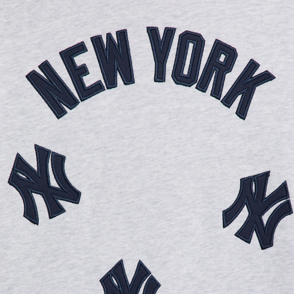 Kith Kids for the New York Yankees Nelson Zip Hoodie - Light Heather Grey - PH
